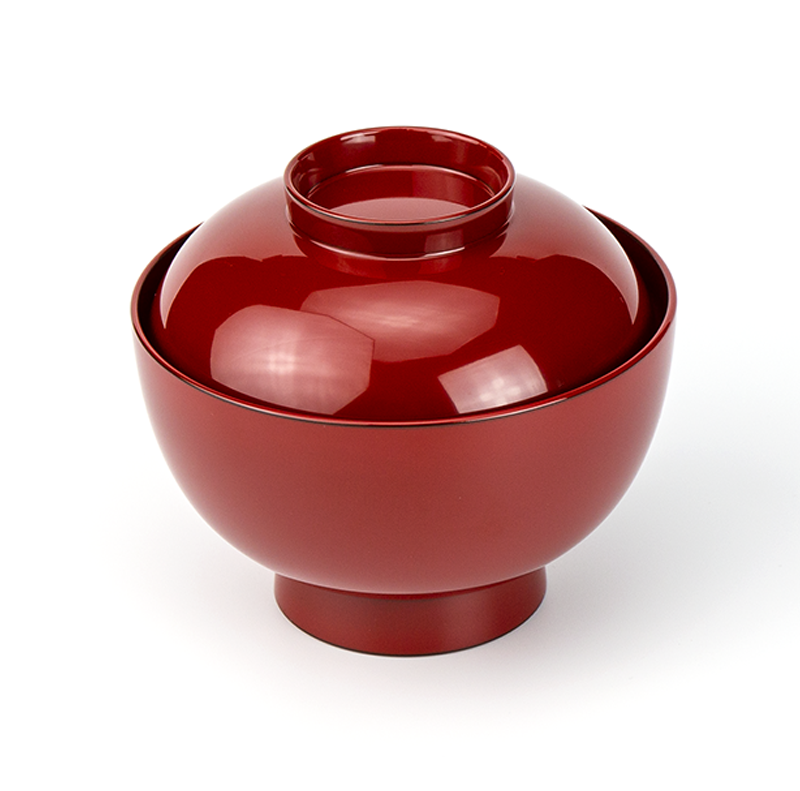 赤吸物椀 中客 10客 名前入り 赤吸物椀 中客 10客 名前入り