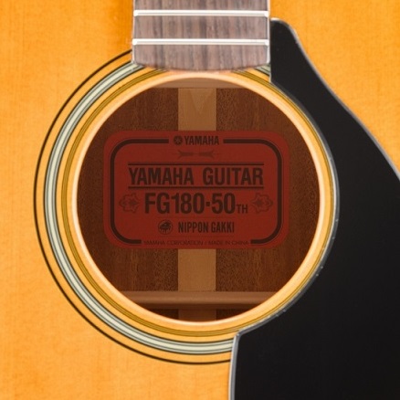日本製 YAMAHA(ヤマハ)FG-180 赤ラベル エレアコ 純正HC付 日本製