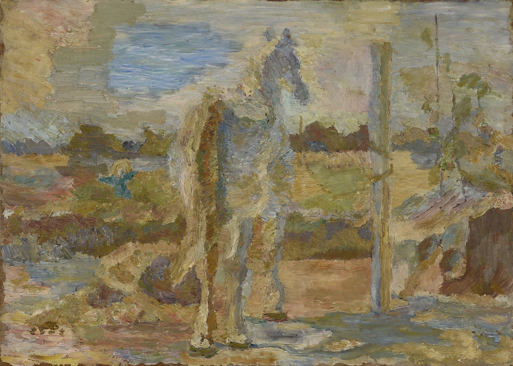 坂本繁二郎が描いた郷里の自然―《繋馬》と《熟稲》 | SHINWA AUCTION