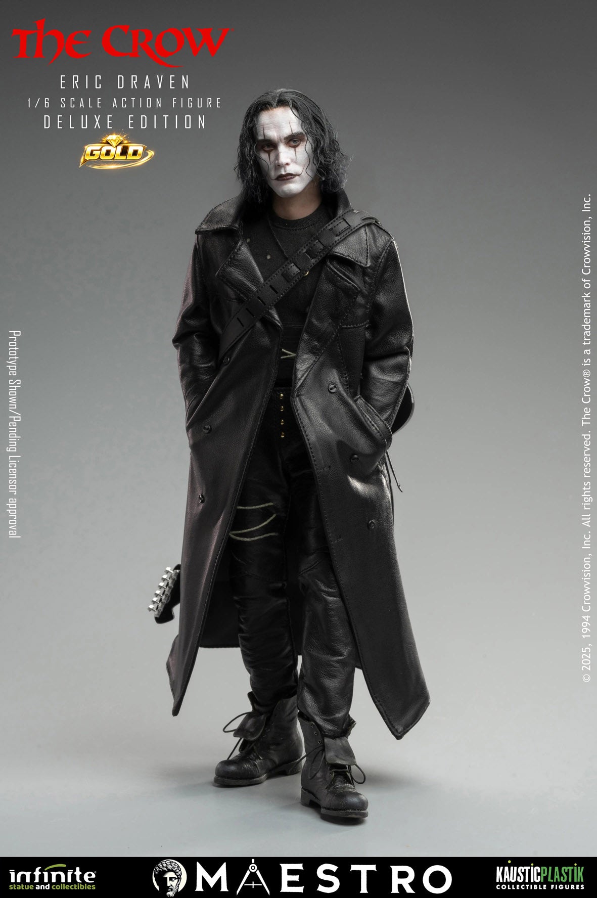 The Crow - Eric Draven (Deluxe Gold) 1/6 Scale Figure - Spec