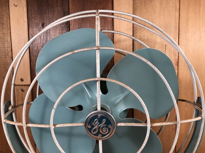 超希少 50s General Electric 扇風機 ライトブルー 超希少 50s General