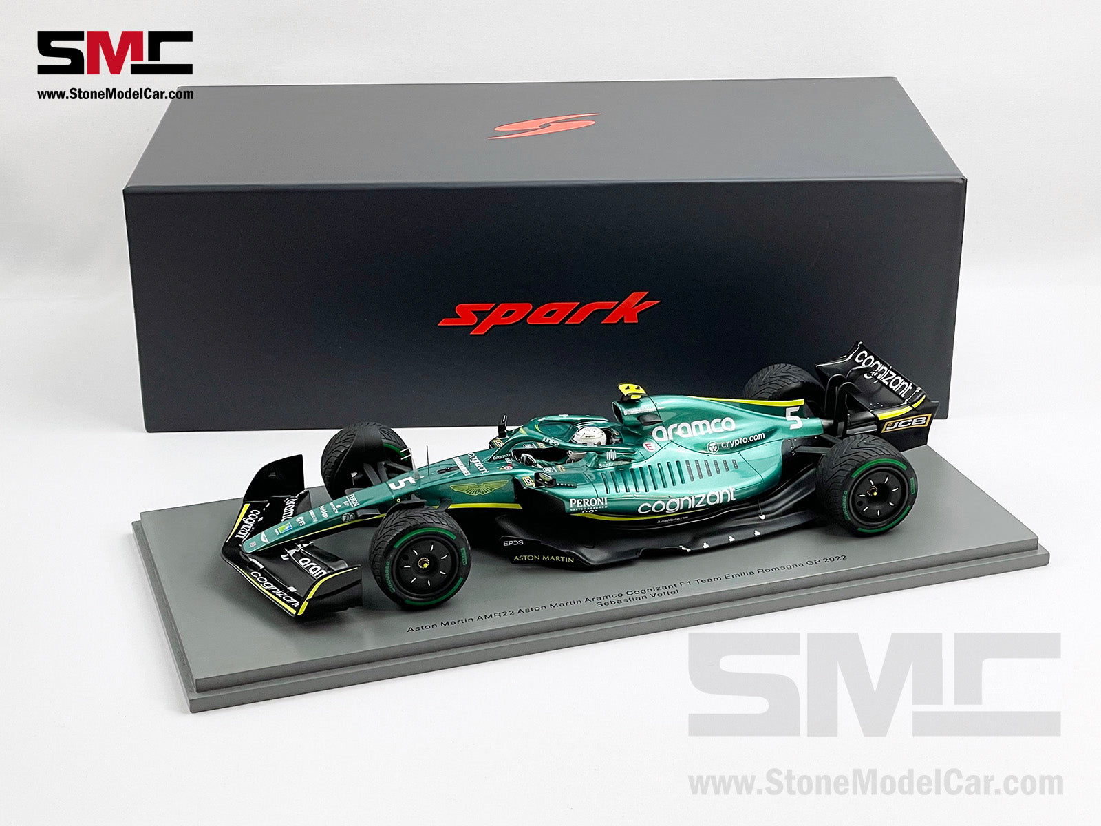 Aston Martin F1 AMR22 #5 Sebastian Vettel Emilia Romagna 2022 1:18