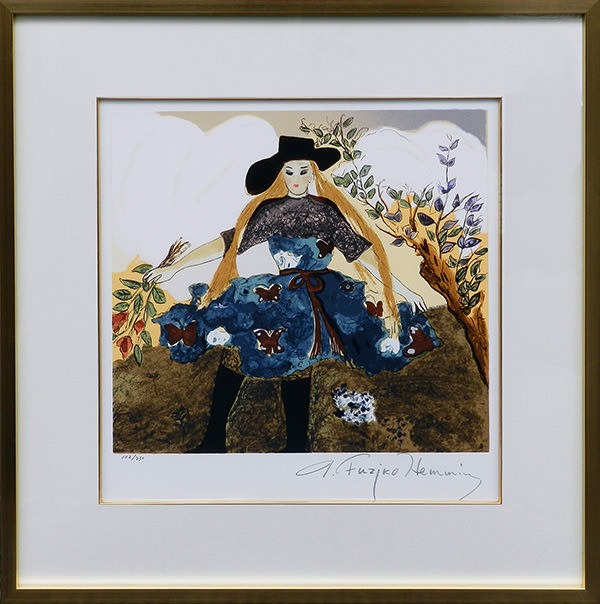 フジコ・ヘミング 絵画 スウェーデンの歌 フジコ・ヘミング 絵画