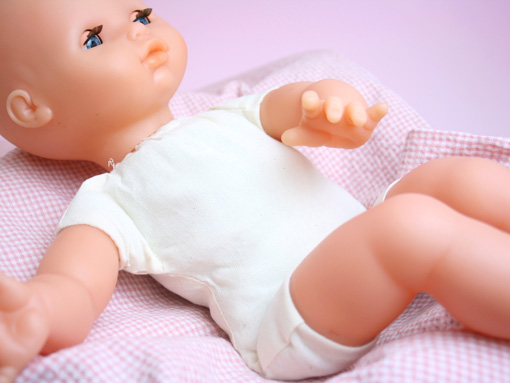 木のおもちゃ カルテット / ソフトベビー〈黒人・ピンク〉|フランケン