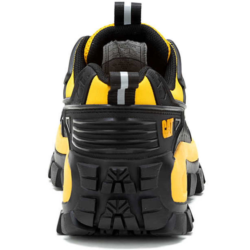CAT P91691 INVADER MECHA CT SAFETY SHOE, BLACK/CAT YELLOW