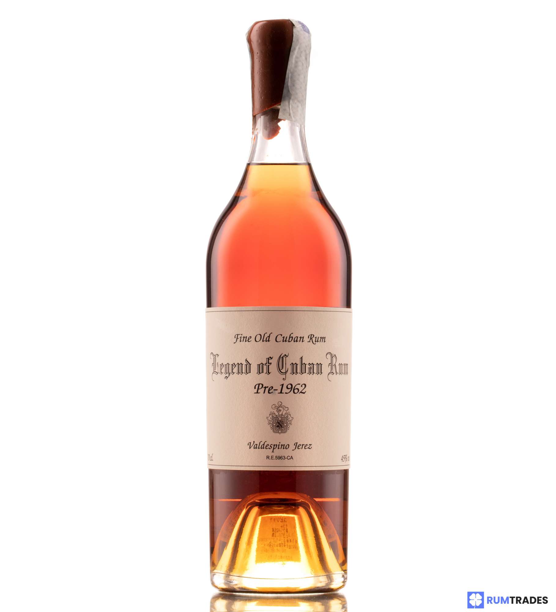 LEGEND OF CUBAN RUM PRE-1962 45% VALDESPINO JEREZ