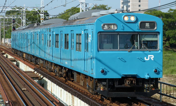 103系 クハ103-760 検査表記 103系 クハ103-760 検査表記 1103系