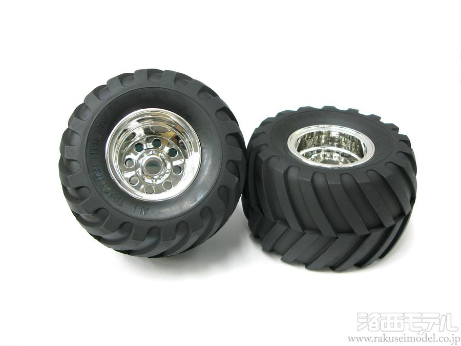 タミヤ ワイルドウイリー2 WR02 幌 スリックタイヤ ラウンドタイヤ
