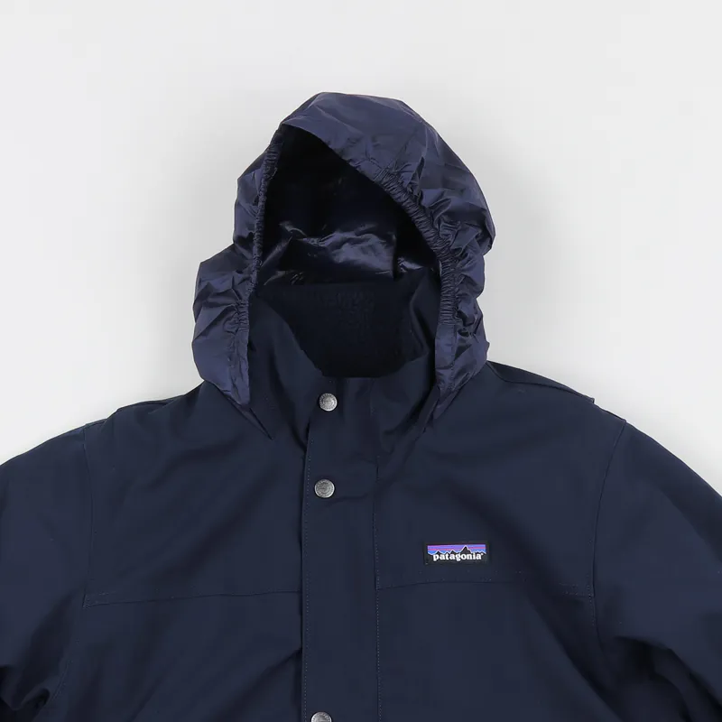 Patagonia Winter Pile Lined Maple Grove Canvas Jacket Navy