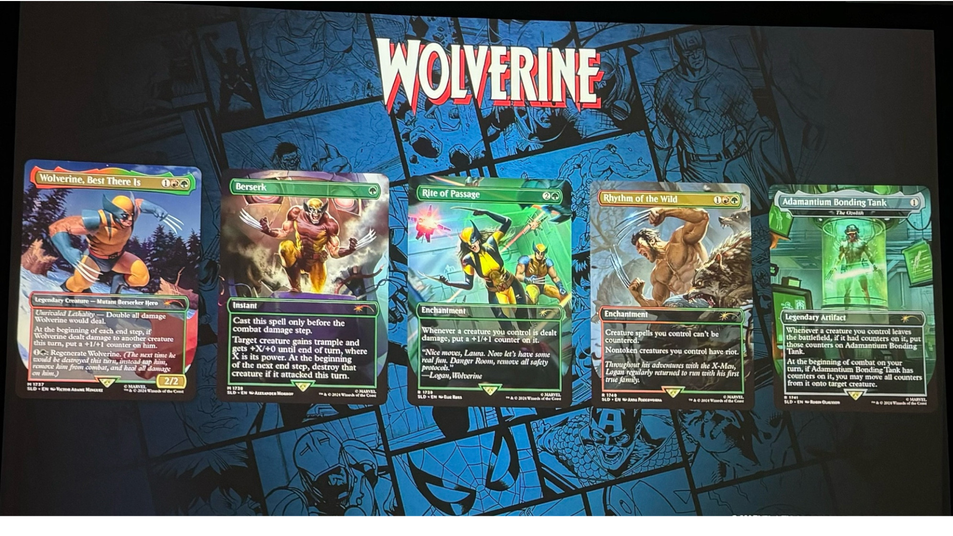 MTG Marvel crossover reveals Wolverine, Iron Man, and Storm cards