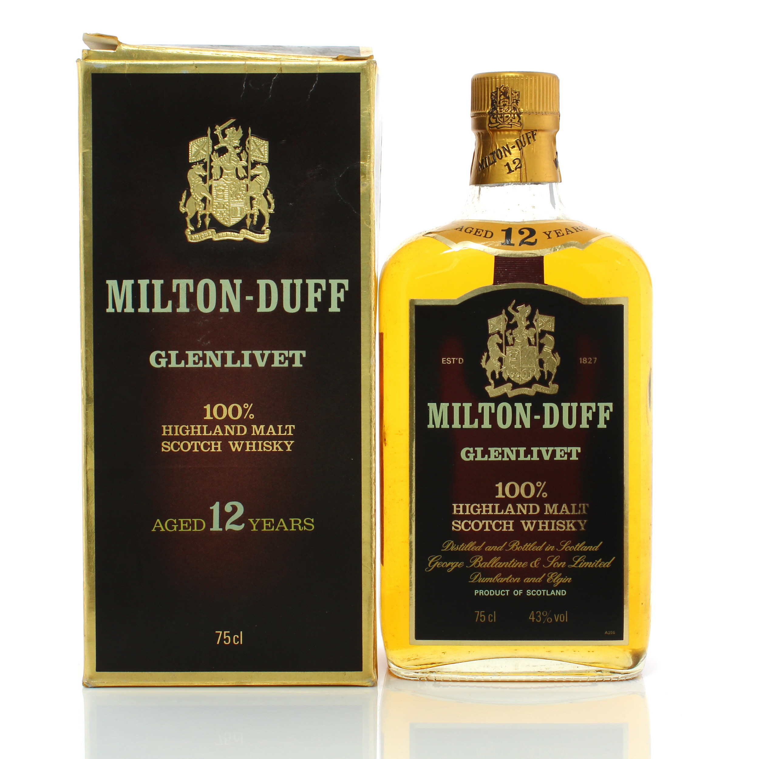 Miltonduff-Glenlivet 12 Year Old 1980s Auction A16318 | The Whisky