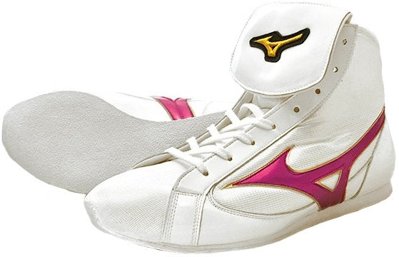 Mizuno Low-Cut Boxing Shoes - Pink · White – WJapan Boxing