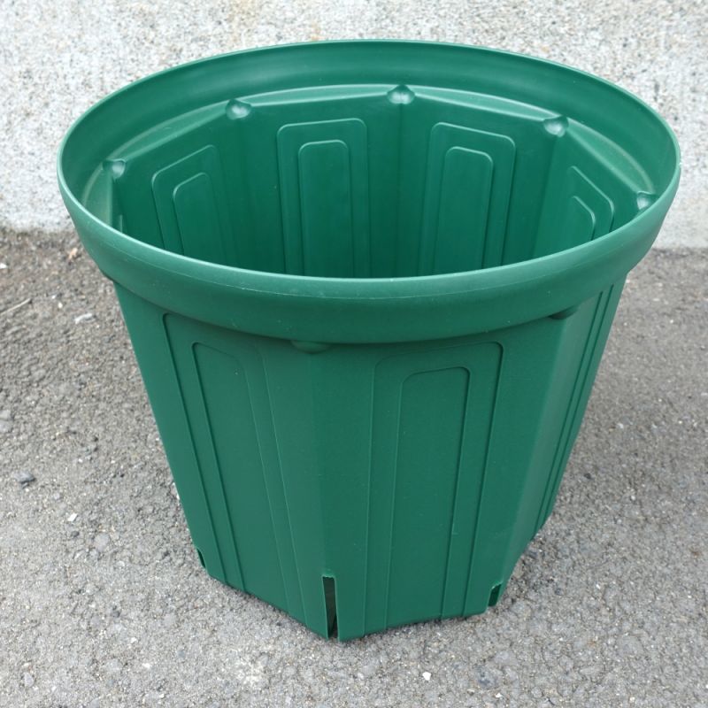 スリットポット 9号鉢 CSM-270【1入り】モスグリーン｜外径27cmx底径