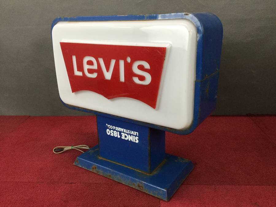 Levi's ハウスマーク 看板 リーバイス【非売品】ハウスマーク看板