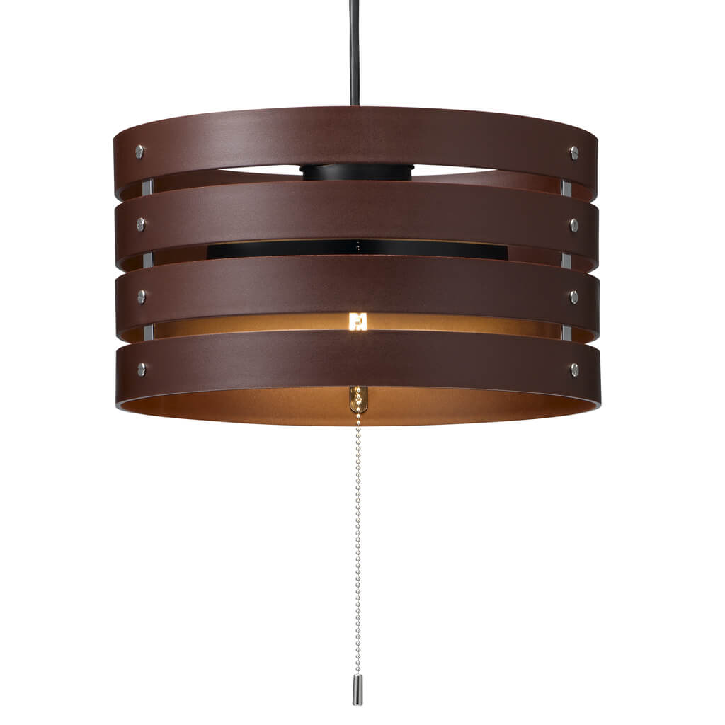 LED9W3灯ペンダントライトダークブラウン｜YAZAWA CORPORATION