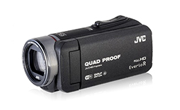 動作品】JVC ビデオカメラ 赤色 三脚 HDMIケーブル付き 動作品】JVC