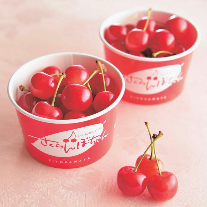 佐藤錦のさくらんぼちゃん 山形さくらんぼおすそ分けカップ入り｜清川屋