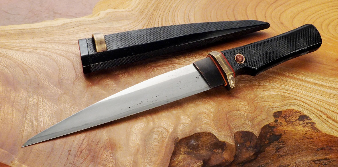 一期一会の作品造り、二部幸夫氏のカスタムナイフ 山下刃物店通販WEBサイト
