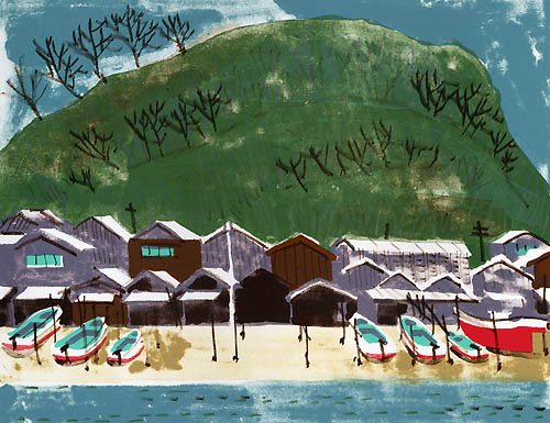 柳原良平 天の川 リトグラフ 12/50 いしかり 柳原良平 リトグラフ 境ヶ