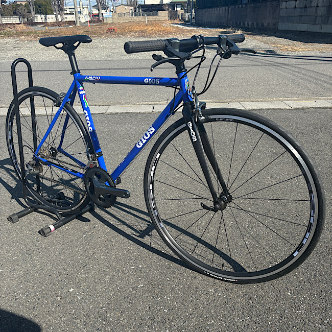 超美品GIOS AMPIO 540フラットハンドルロード 超美品GIOS AMPIO 540