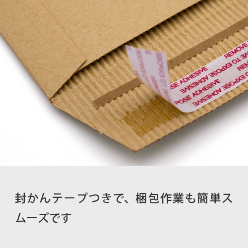 ZAP 紙製(薄片段)クッション封筒 DVD1枚サイズ W190xH257+40mm【300