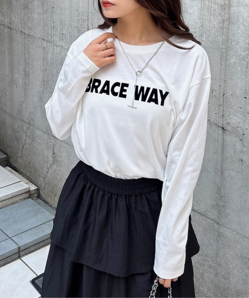 INGNI（イング） tシャツ 「WEB限定」アソートロゴロングTシャツ