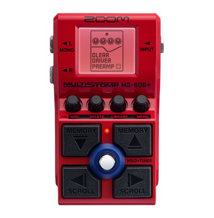 MS-60B+ MultiStomp for Bassists | Buy Now | ZOOM
