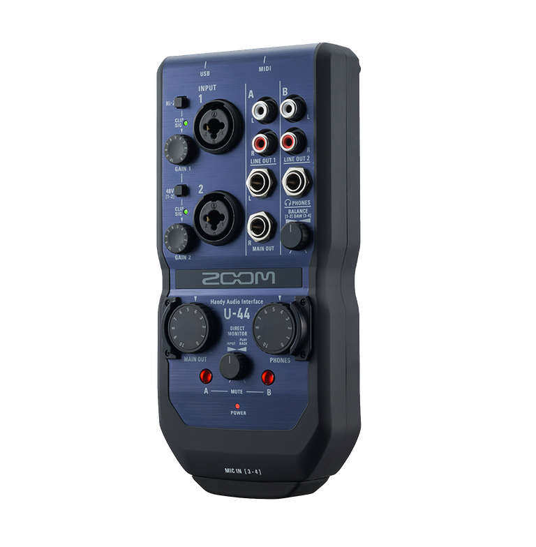 U-44 Handy Audio Interface | ZOOM