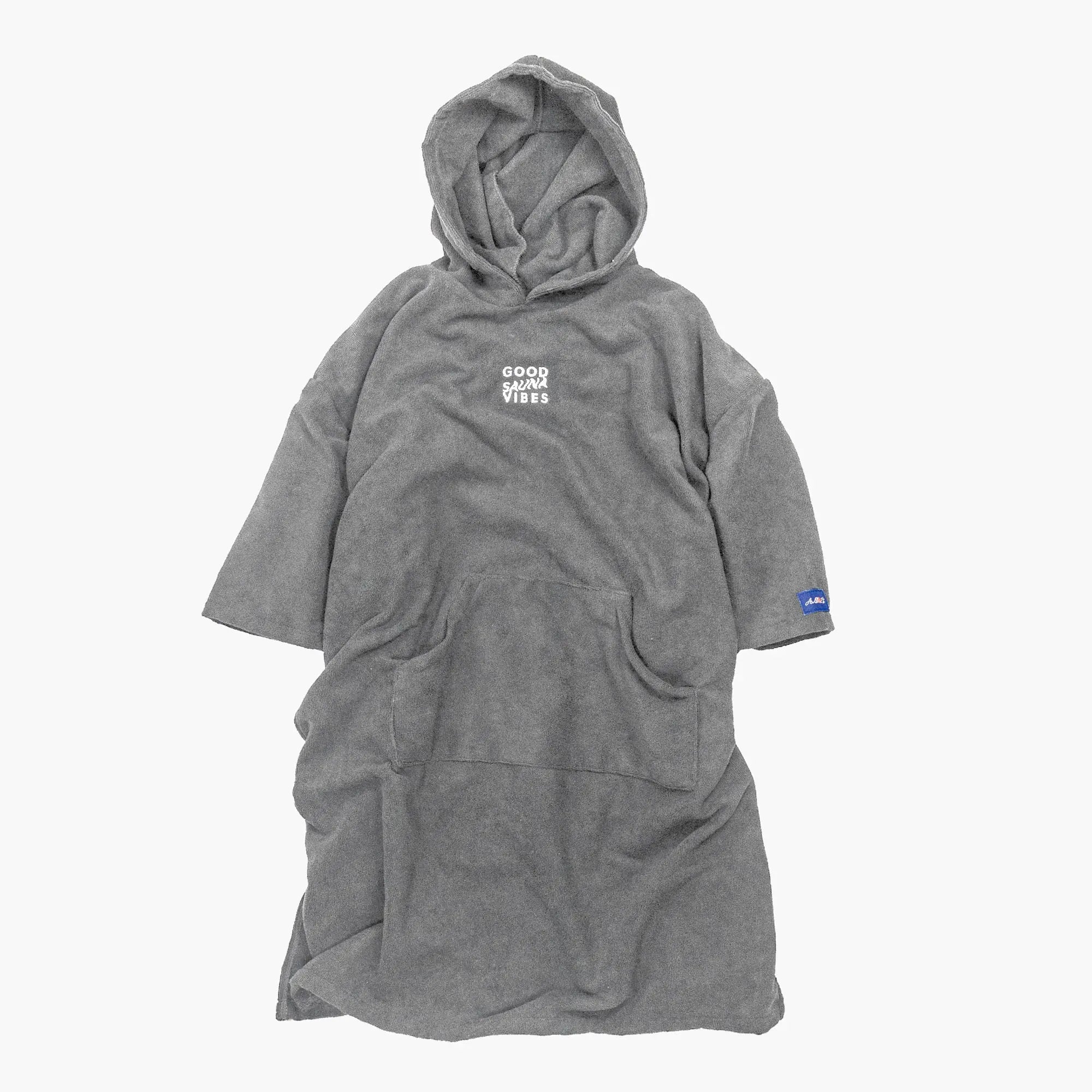 ABiL Sauna Poncho｜Gray｜サウナ後の時間を、もっと心地よく – ABiL.SHOP