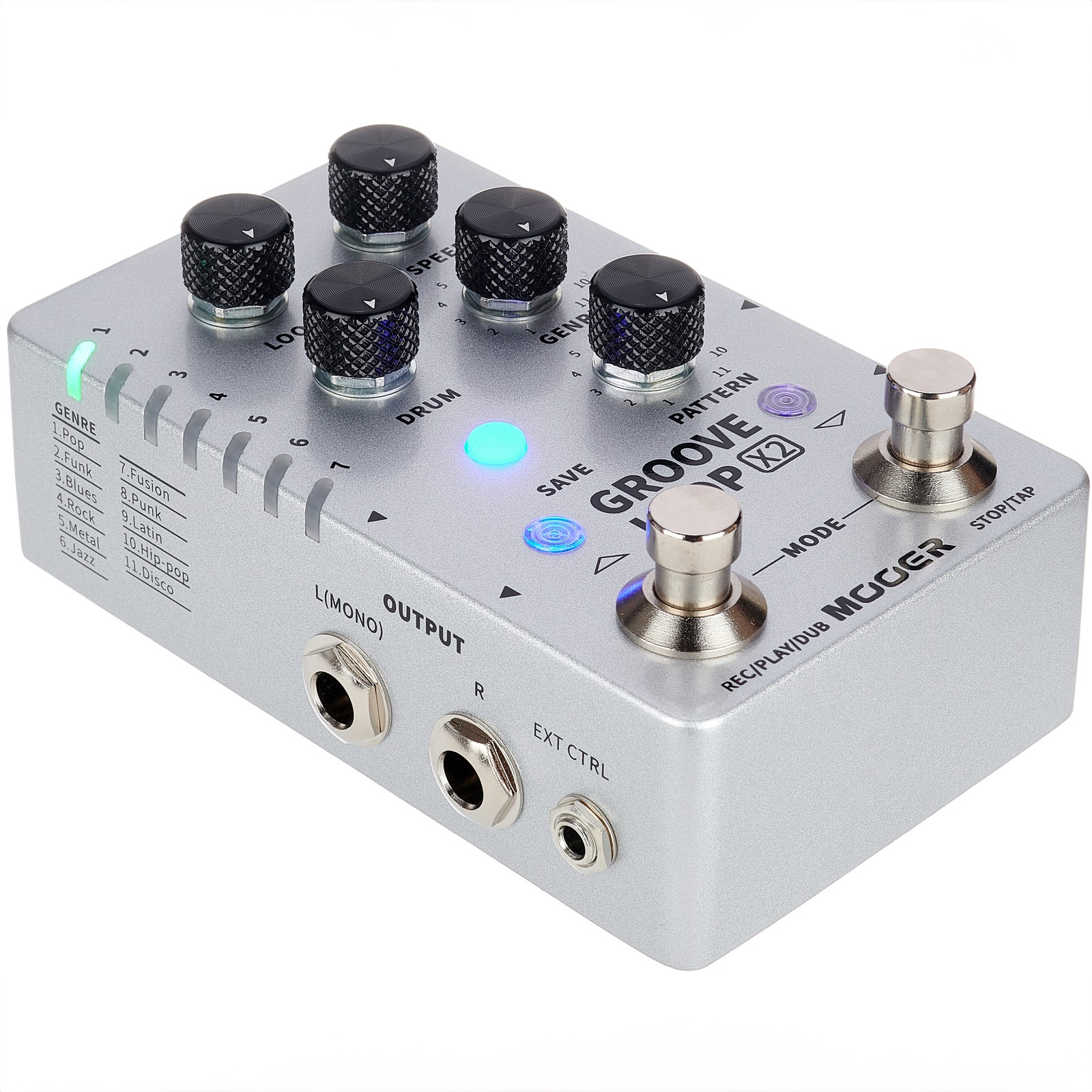 MOOER grooveloop×2 リズム付きルーパー MOOER grooveloop×2 リズム