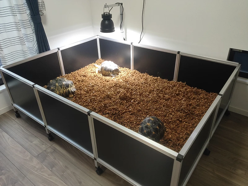 爬虫類用大型ケージ | Alframe-ハンマー1本で組めるアルミフレーム