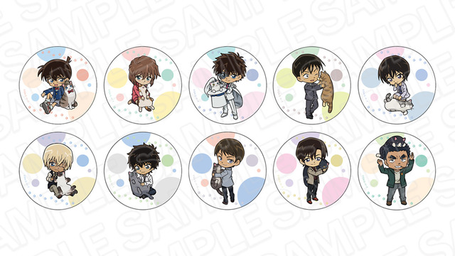 コナン」安室透、灰原哀、松田陣平らが“ねこ”と仲良し♪ デフォルメ