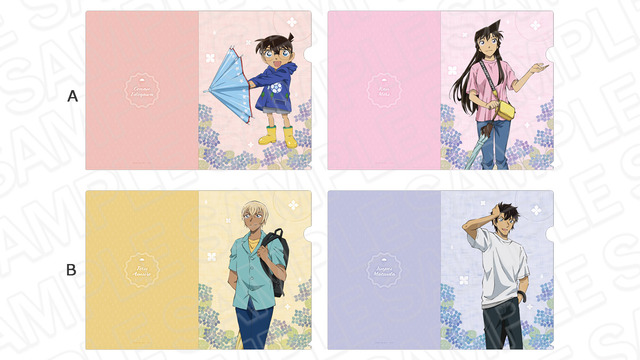 新品未使用 名探偵コナン 和傘 松田陣平モデル 雨の日 ポスター 名探偵