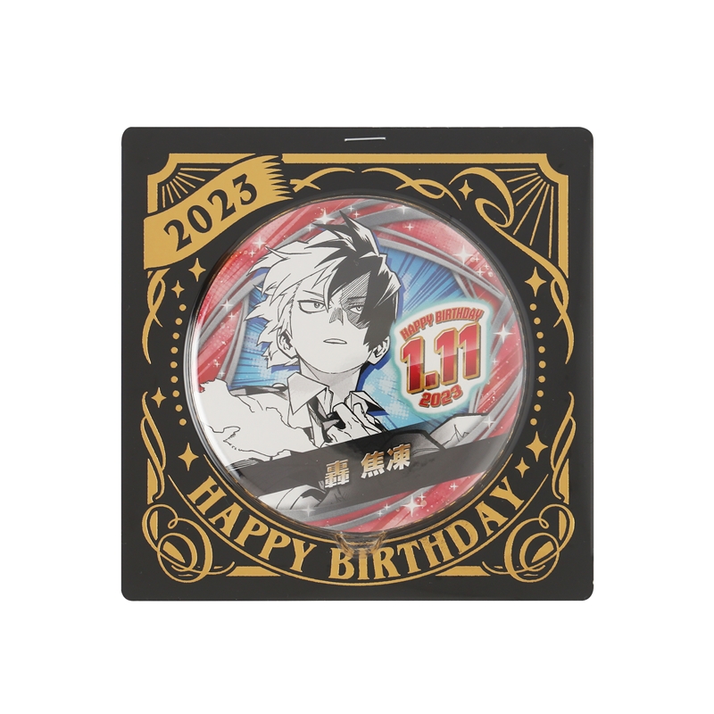 僕のヒーローアカデミア ジャンプショップ バースデー缶バッジ 轟焦凍