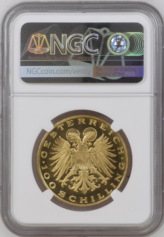 1935年オーストリアマリアツェルの聖母子像 5シュリング PCGS認証 1935