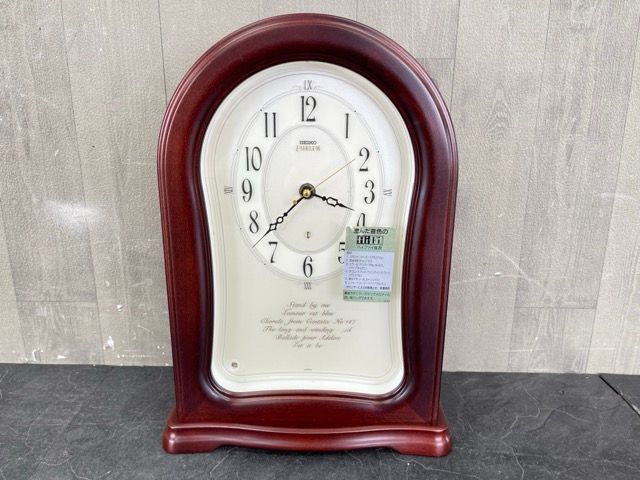 置き時計 【未使用】 SEIKO セイコー HW468B EMBLEM エンブレム