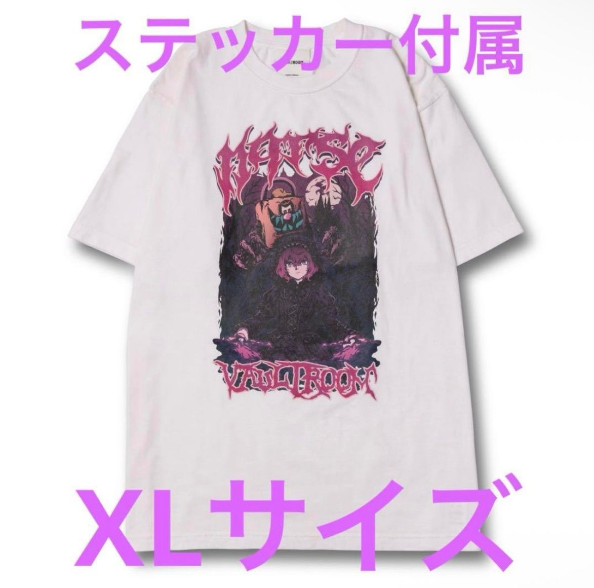 Mサイズ】nqrse DEVIL TEE / CHARCOAL vaultroom nqrse DEVIL TEE