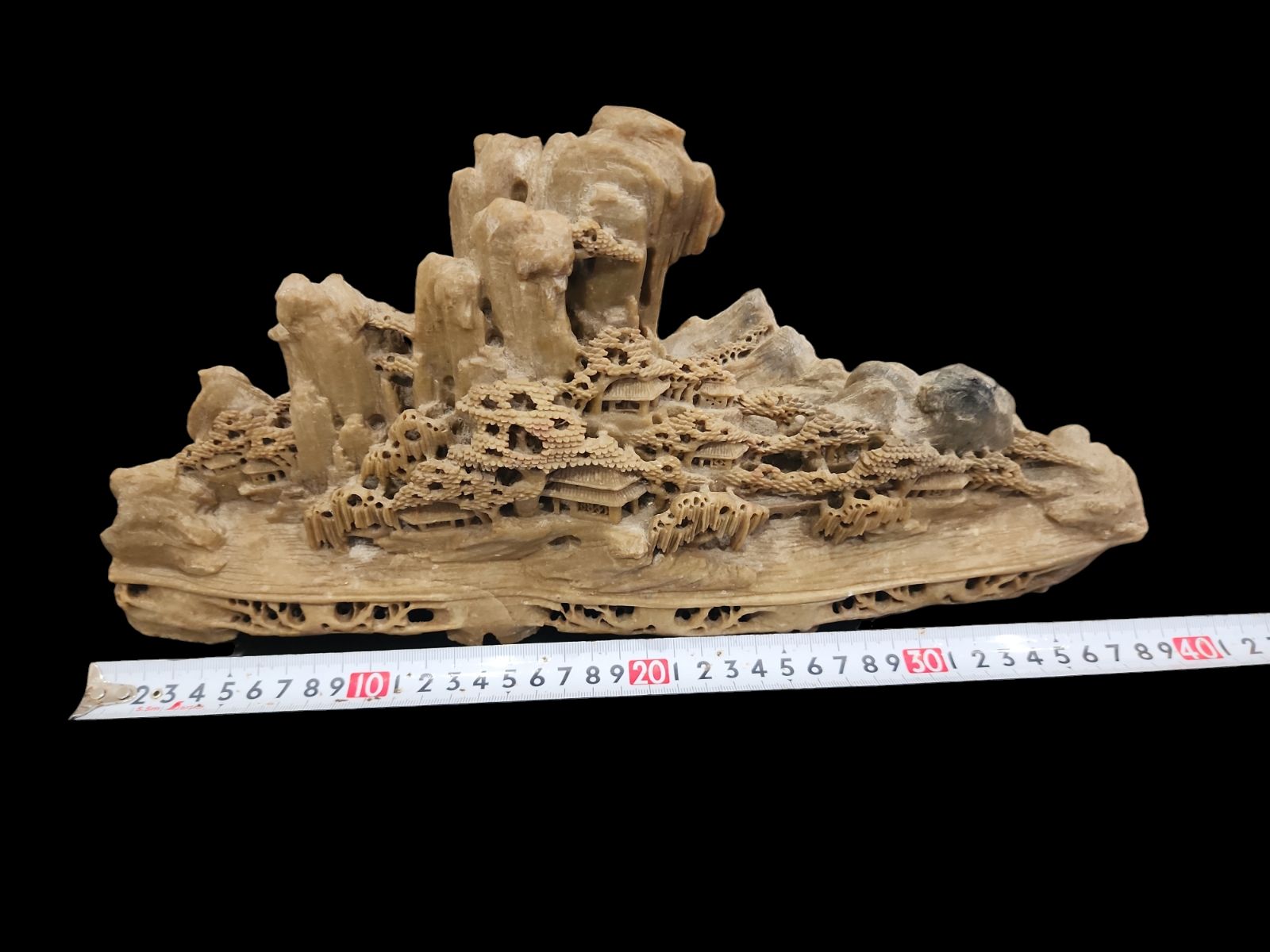 中国美術 置物 寿山石 オブジェ 中国古玩 彫刻 石彫刻 山水 盆石 鑑賞