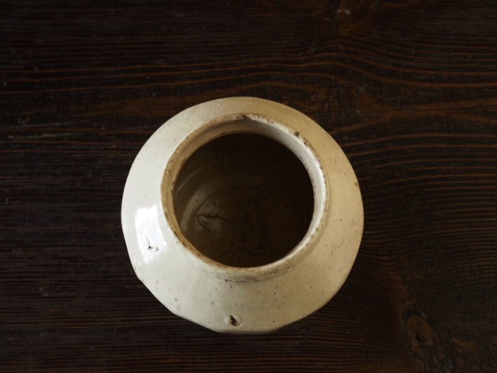 李朝白磁面取壺 | 古美術いもと