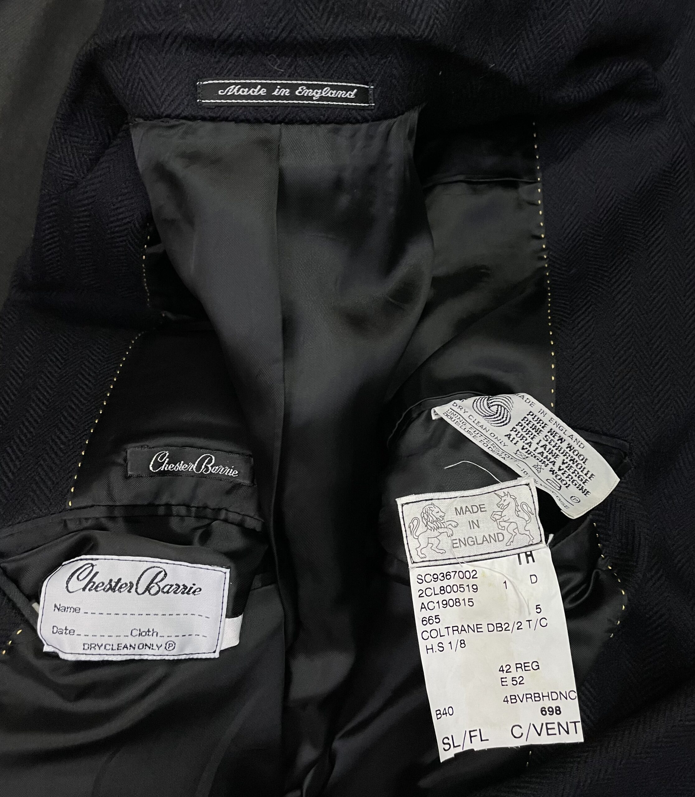 Chester Barrie チェスターバリー】英国製サヴィルロウ 厚肉ウール