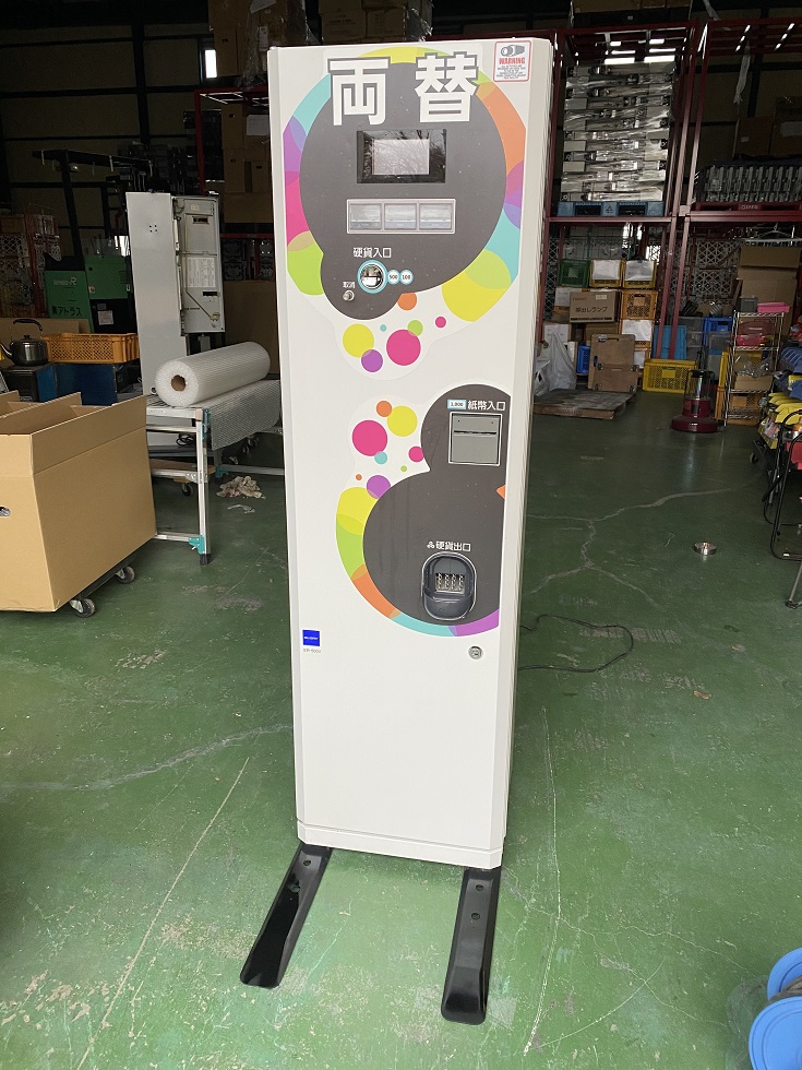 グローリー製両替機 ER-90V 低額紙幣両替機 新紙幣、新500円対応済み