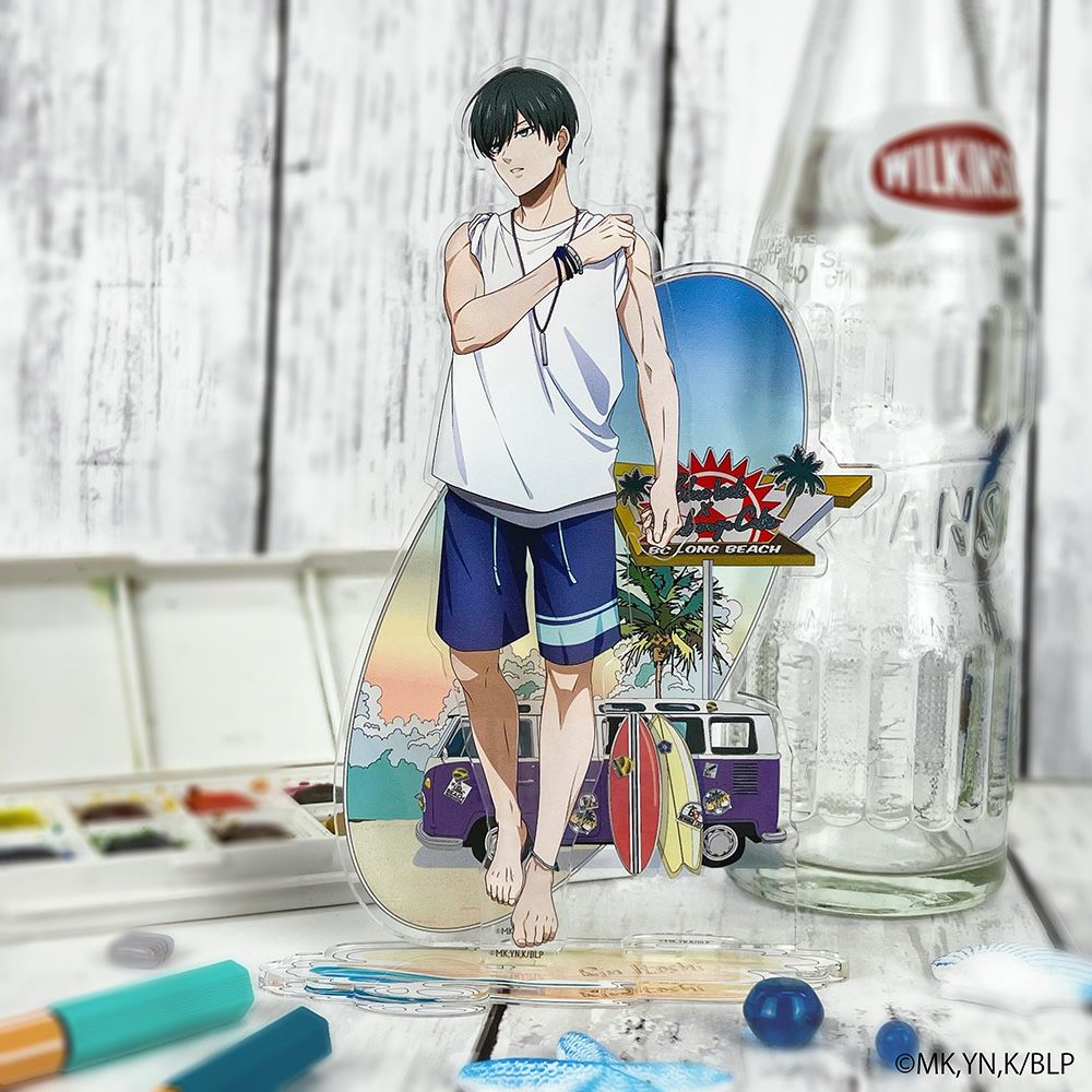 ブルーロック 千切豹馬 中外カフェ アクスタ アクリルスタンド 缶バ