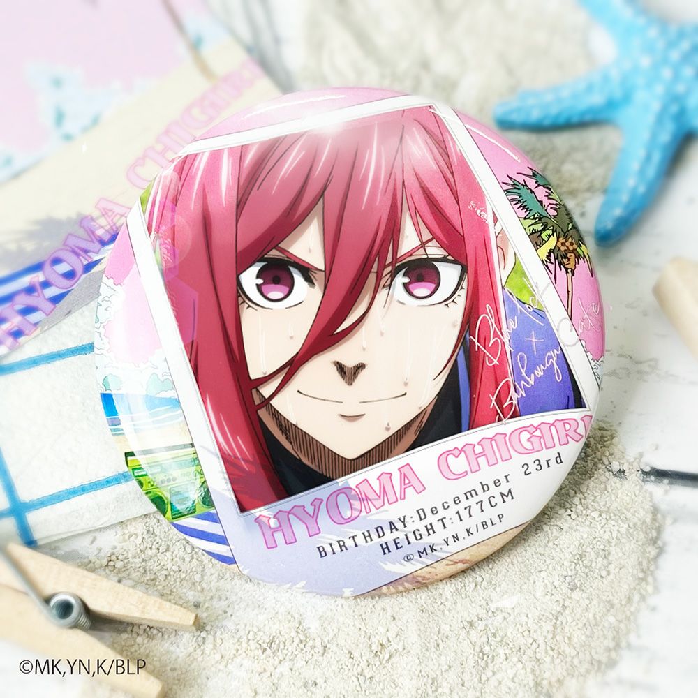 ブルーロック 千切豹馬 バースデイメタル缶バッジ ブルーロック happy