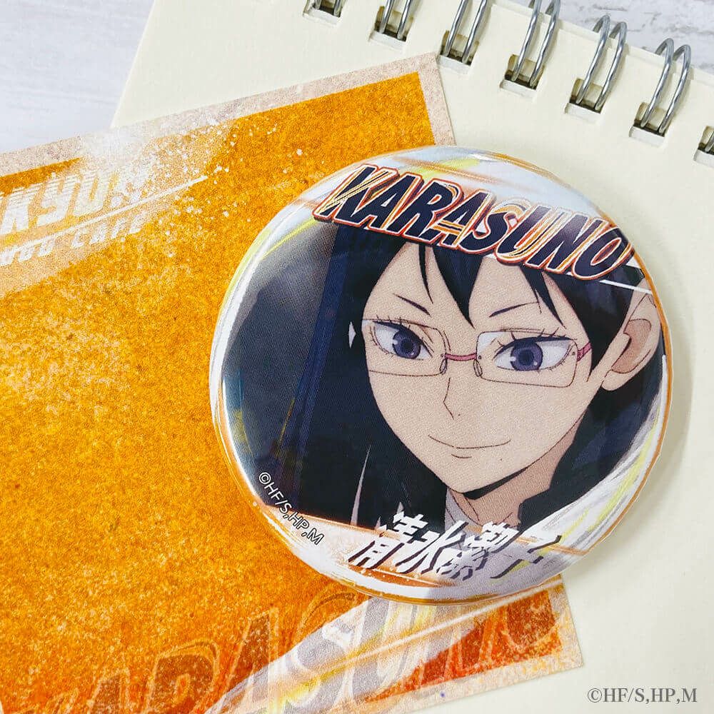 ハイキュー!! 東急ハンズ限定 描き下ろしイラスト 缶バッジ 清水潔子