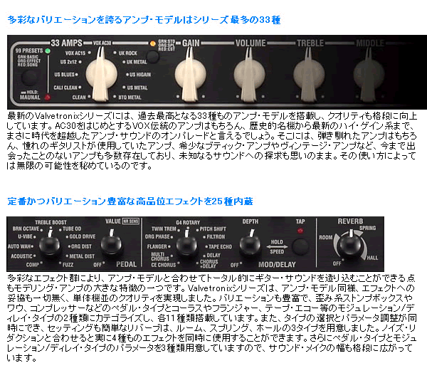 ギターチューブアンプ VT20＋ (VOX) (VOX)