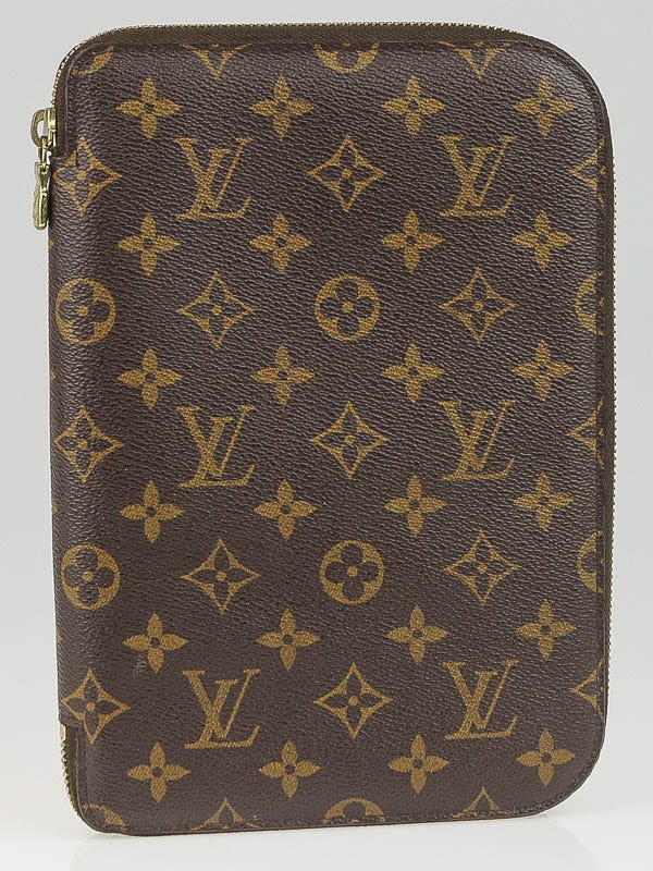 Louis Vuitton Monogram Canvas Large Zip Agenda Organizer | Yoogi's