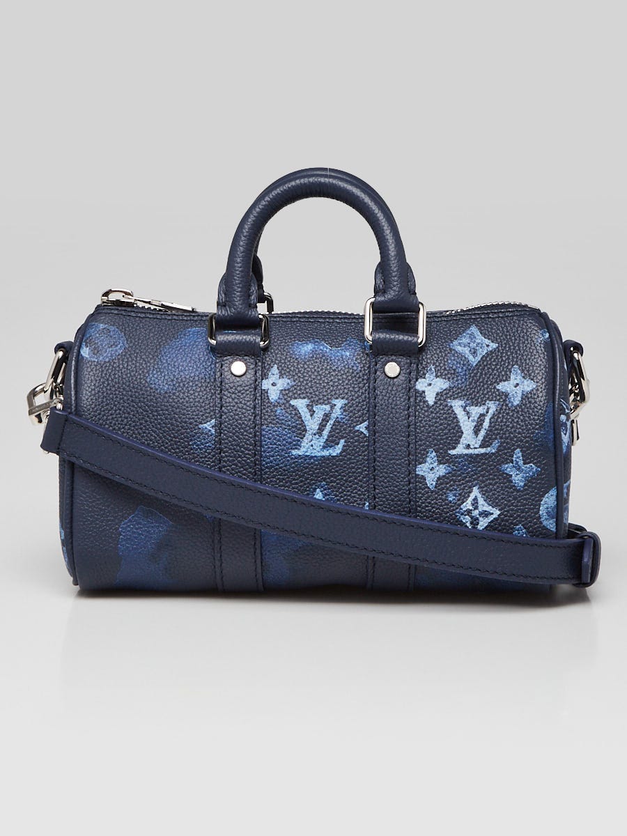 Louis Vuitton Bleu Monogram Ink Waterfall Keepall XS Bag | Yoogi's