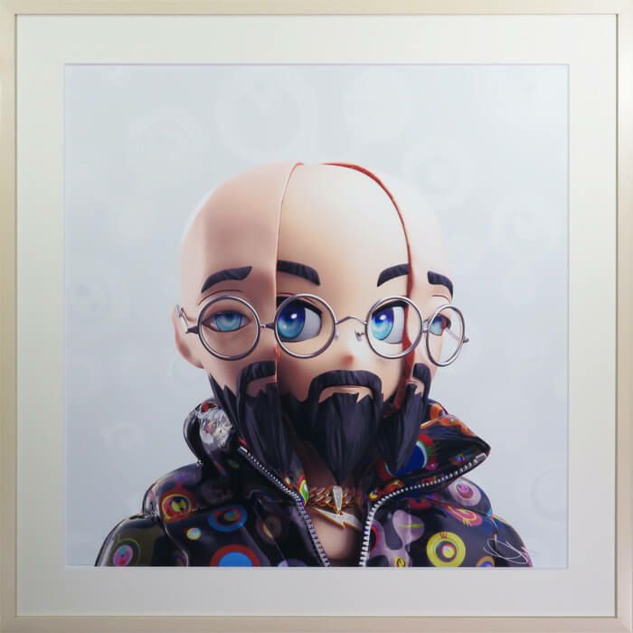 村上隆 × mebae smile_01 w M.F smile_01 w M.F mebae 版画 Takashi