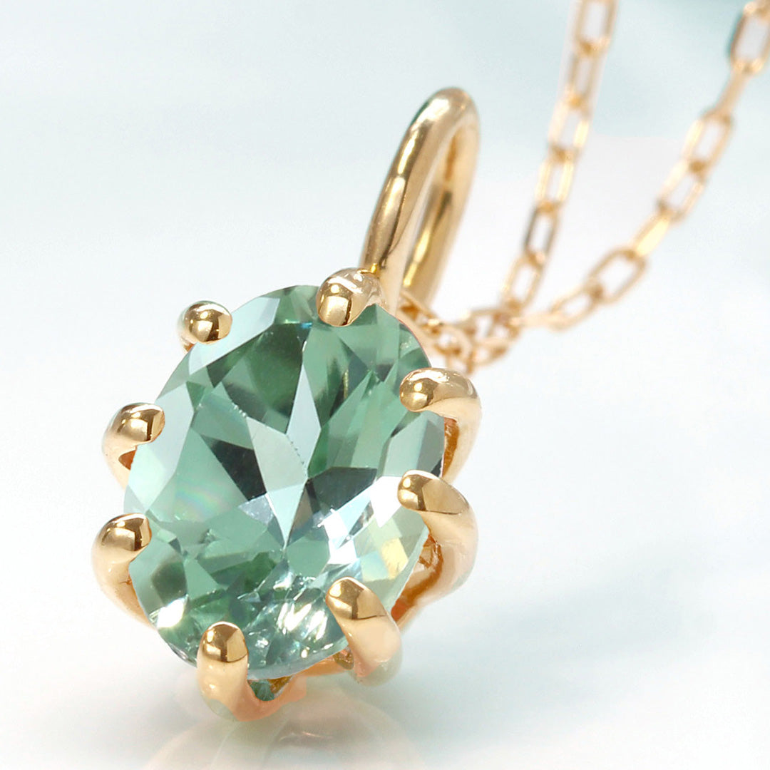 ビズー公式】グリーントルマリン コンゴ産 K18(18金)ペンダントトップ