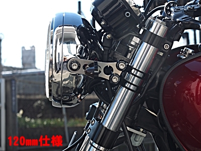 マーシャルヘッドライト SR400取外し 35φヘッドライトステー付
